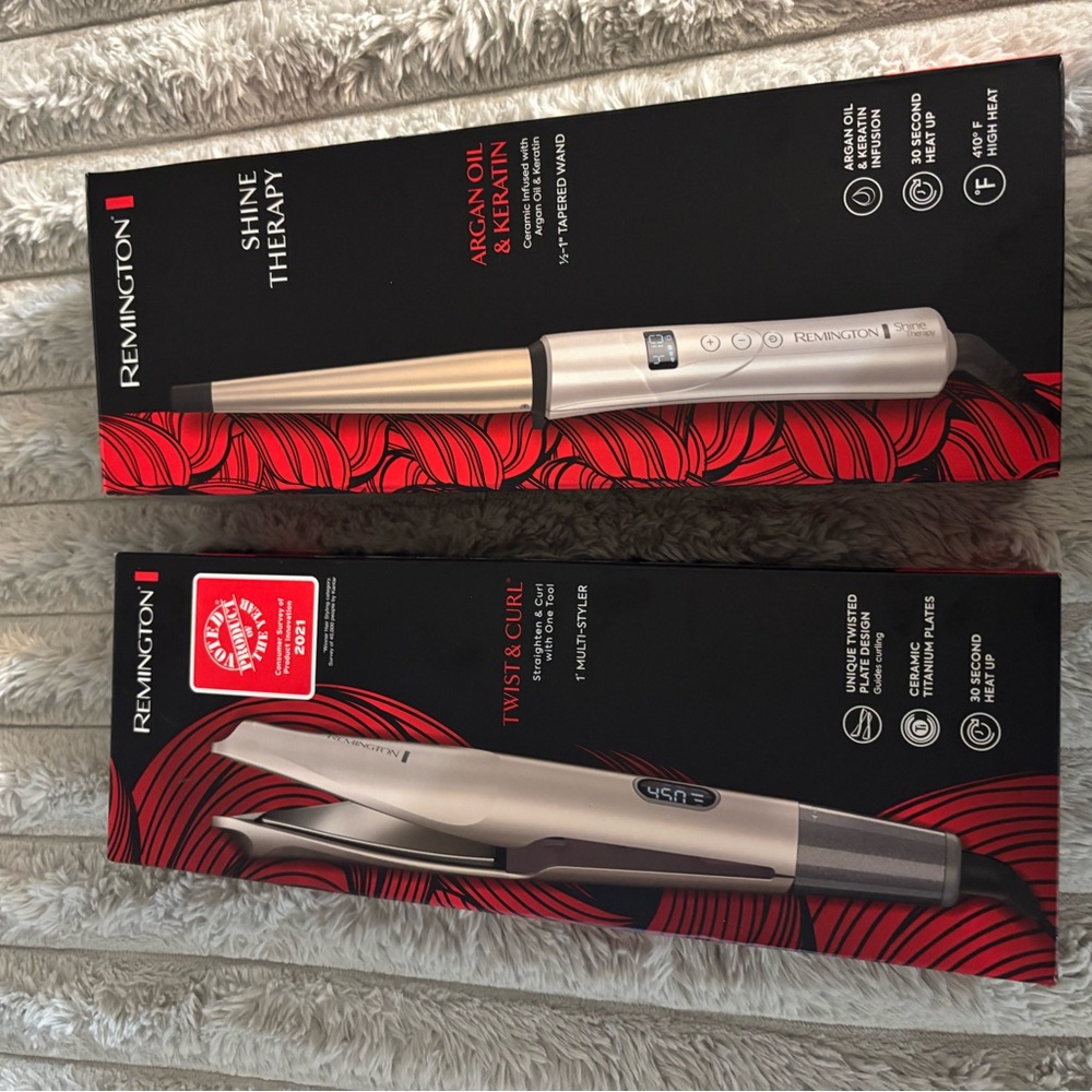 Remington Twist & Curl Multi-Styler and Tapered Wand